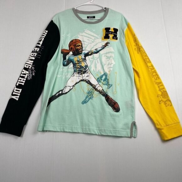 Hustle Gang ATHL SPORTING Men's size L Woven Long Sleeve Shirt,Sporting,Outdoor - Picture 15 of 16